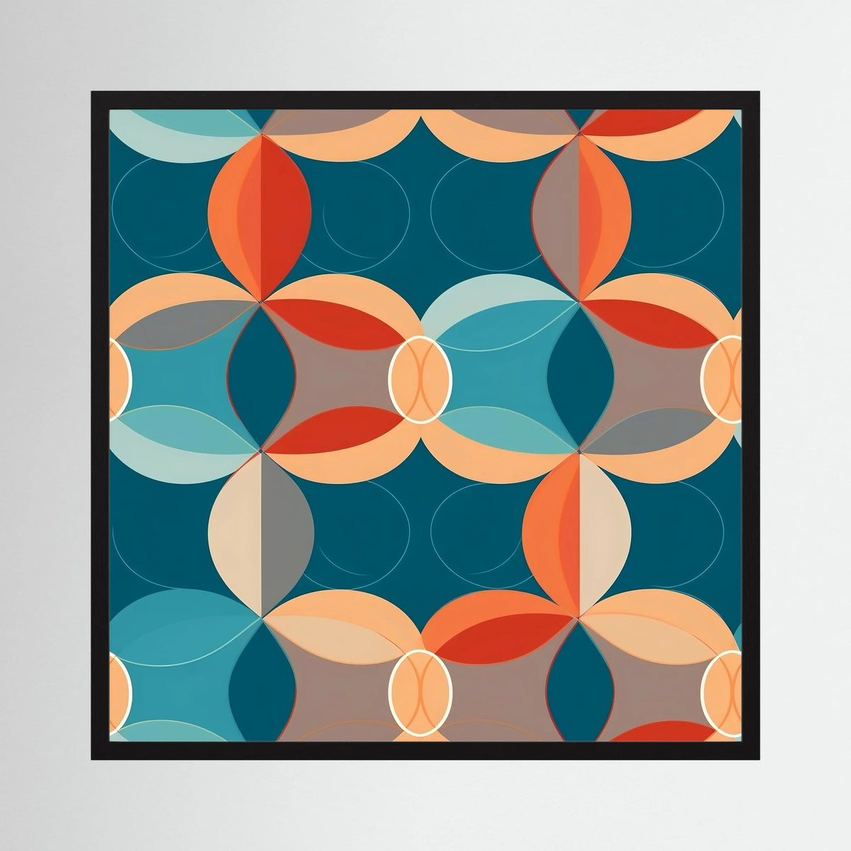 Retro Circles Print