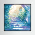 Sunlit Stairway Print
