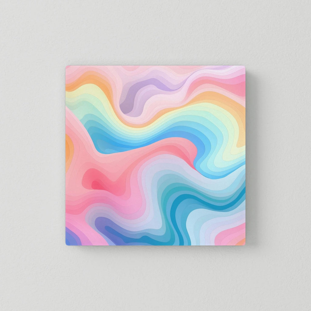 Pastel Waves Canvas 2