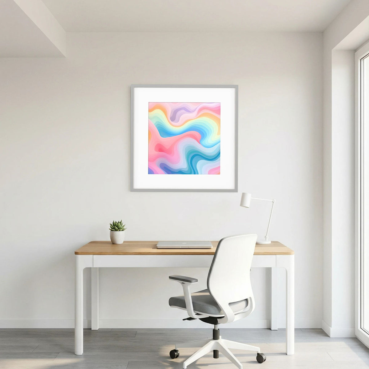 Pastel Waves Print 2