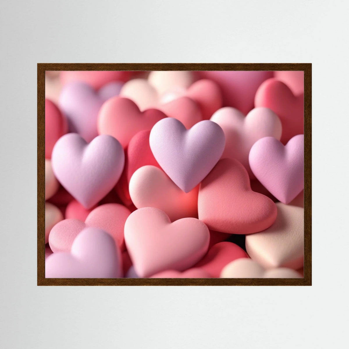 Pastel Hearts Print
