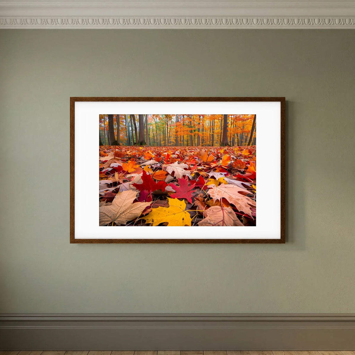 Autumn Forest Floor Print