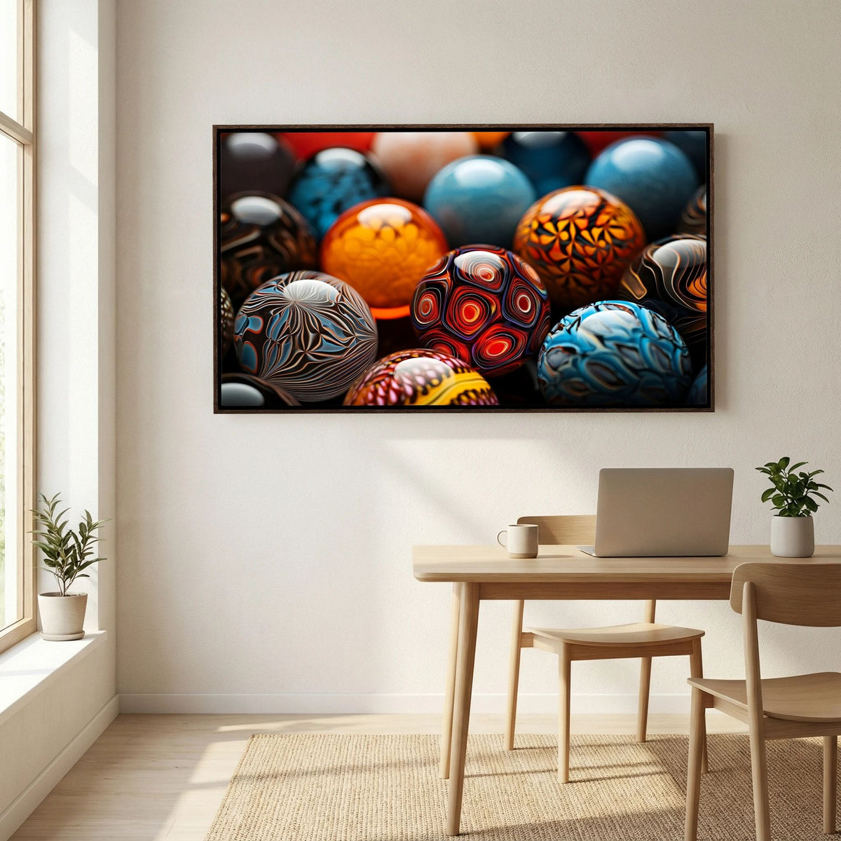 Glass Marbles Canvas