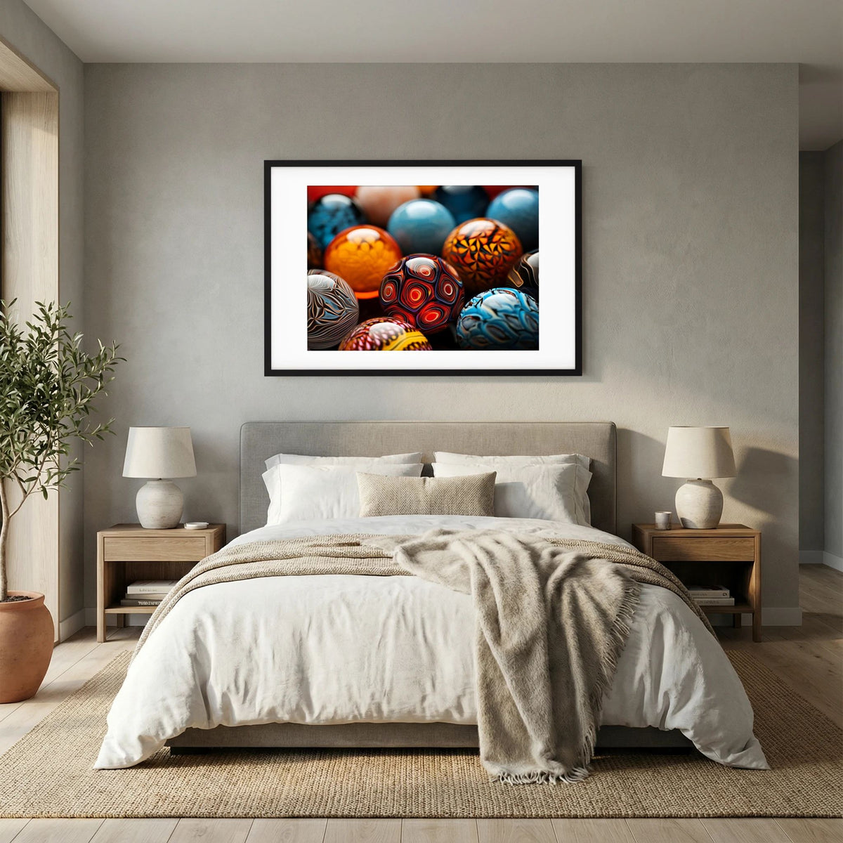 Glass Marbles Print