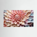 Pastel Dahlia Canvas