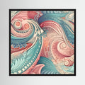 Pastel Paisley Print