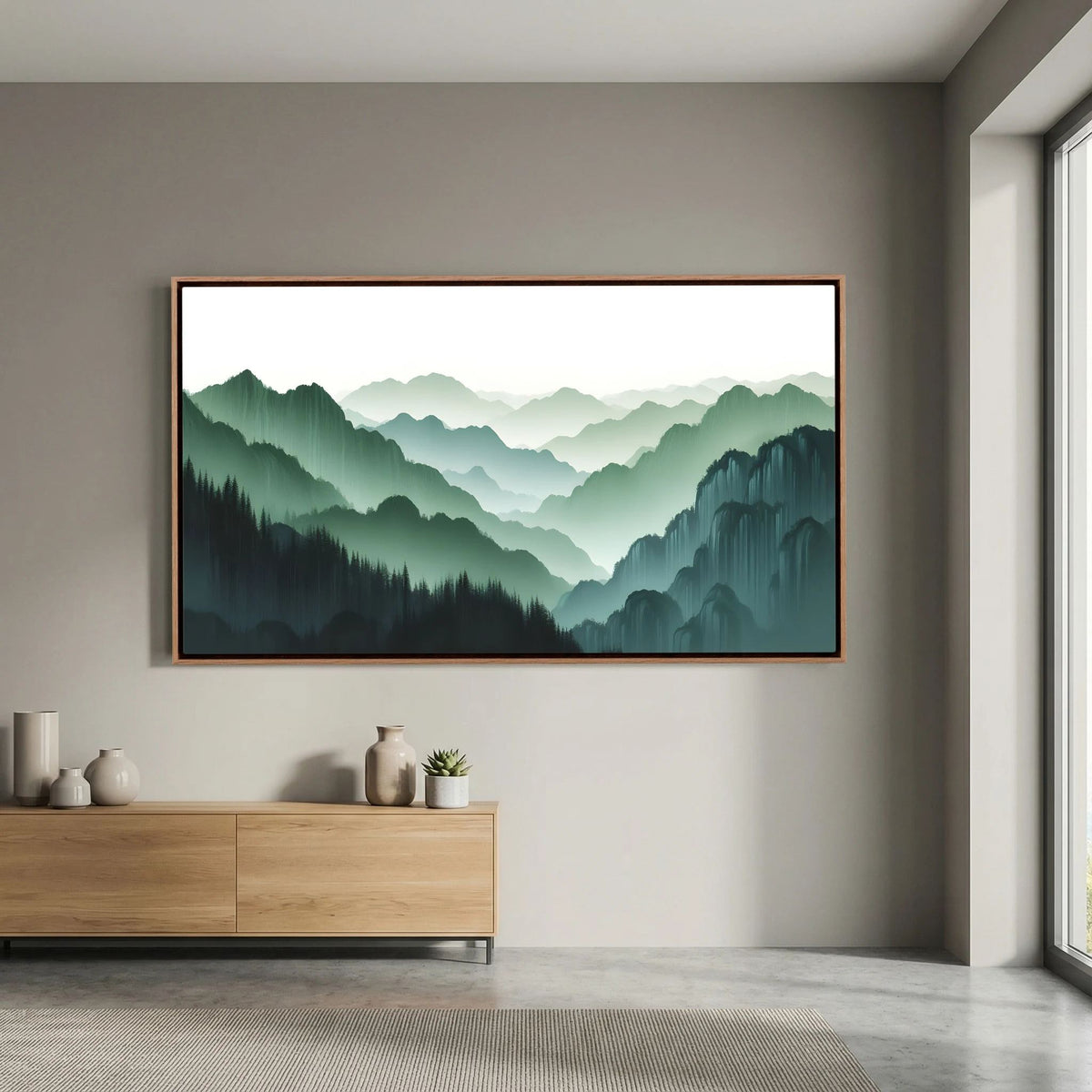 Majestic Mountains Canvas 